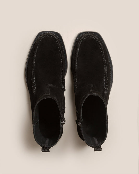 ANDREU SUEDE - Men's Low-calf Zipped Boot