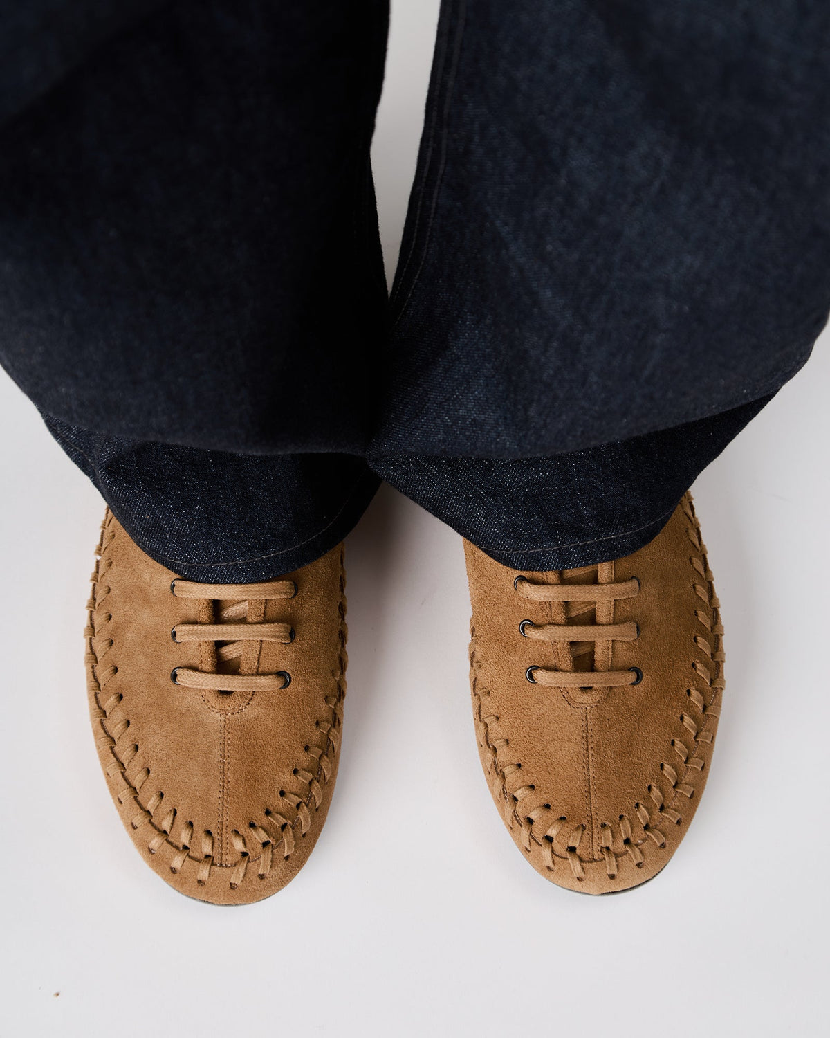 BIRLA SUEDE - Men's Braided Leather Sporty Shoe