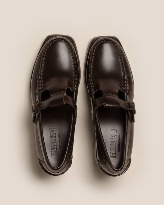 ALBER HEELED - T-Bar Loafer