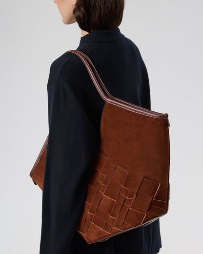 COLOMA SUEDE - Leather Tote Bag
