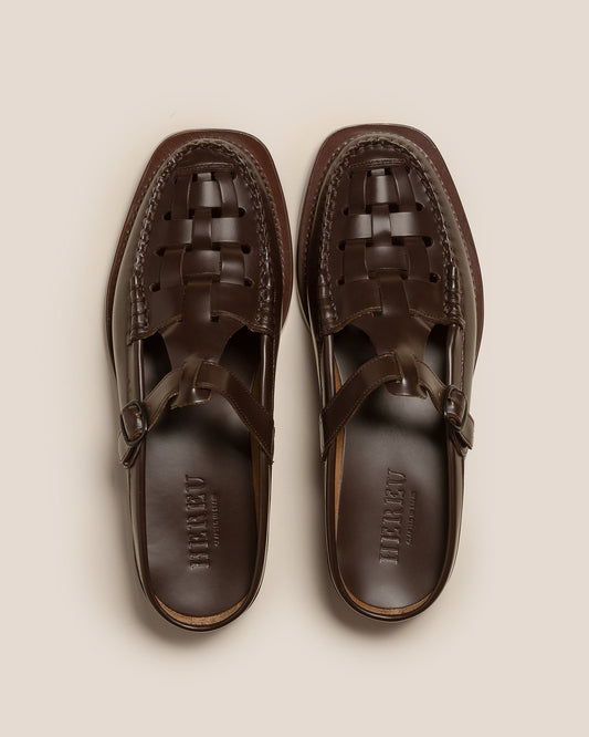 BONELL - Men's Woven T-bar Mule Loafer