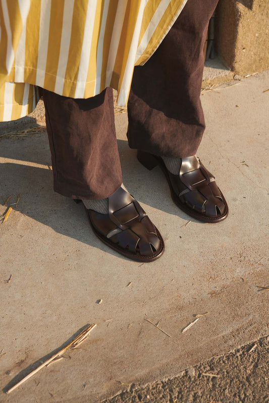 PESCA HEELED - Fisherman Sandal